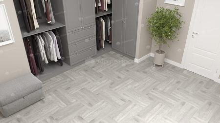 Кварцвиниловая плитка (Елочка) Alpine Floor Легкий паркет (Light Parquet) ECO Дуб Полис ЕСО 13-21